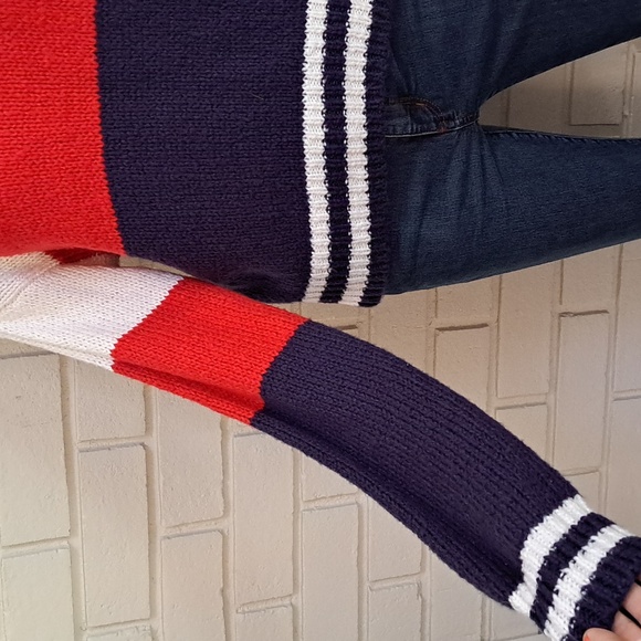 L.A. Hearts Color Block Quarter Zip Sweater. Size Small NWOT - Picture 2 of 8